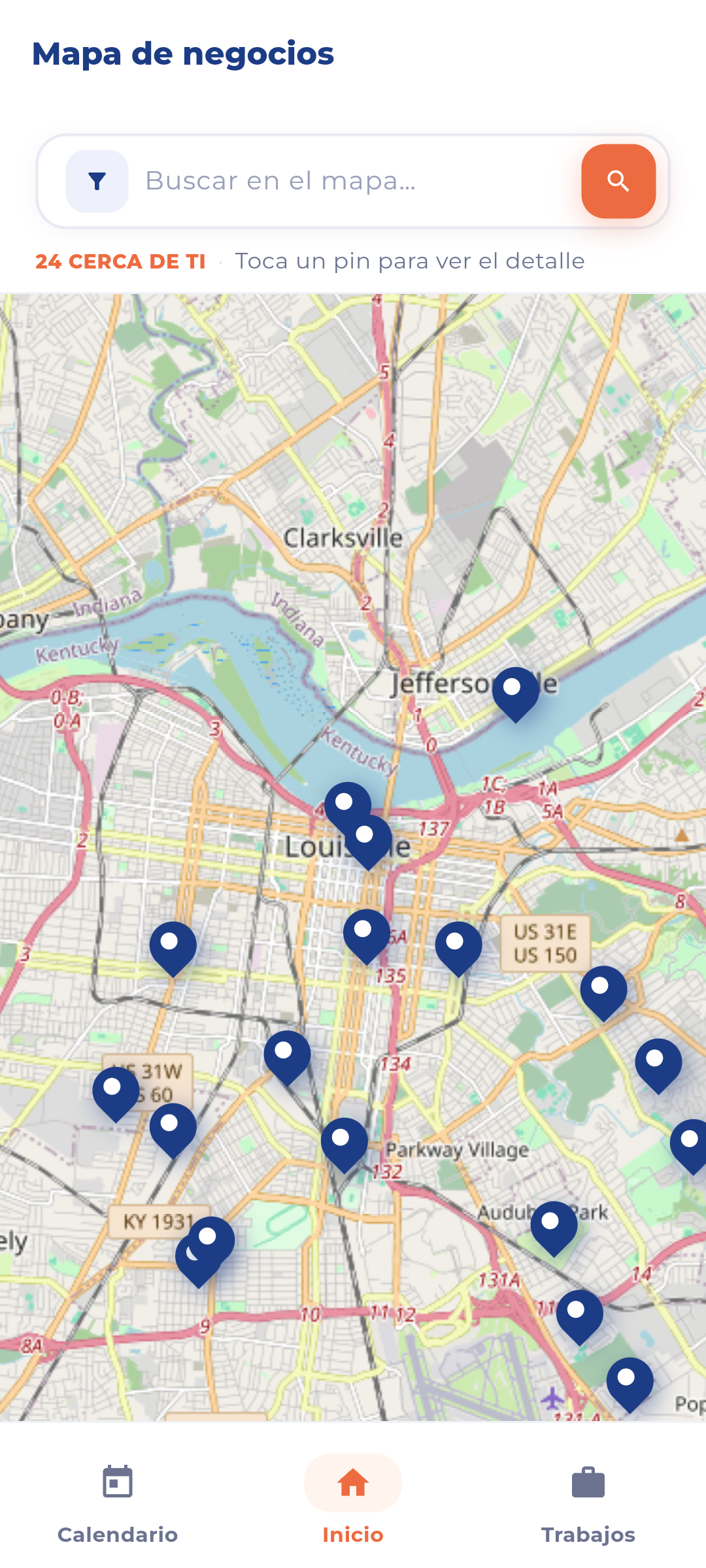 Todo en el mapa